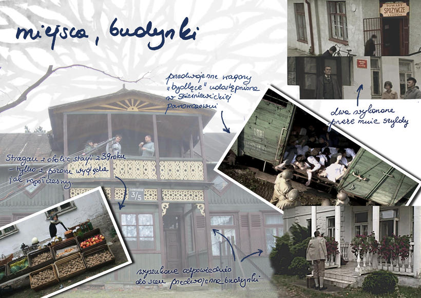 Urszula Szaata - miejsca, budynki